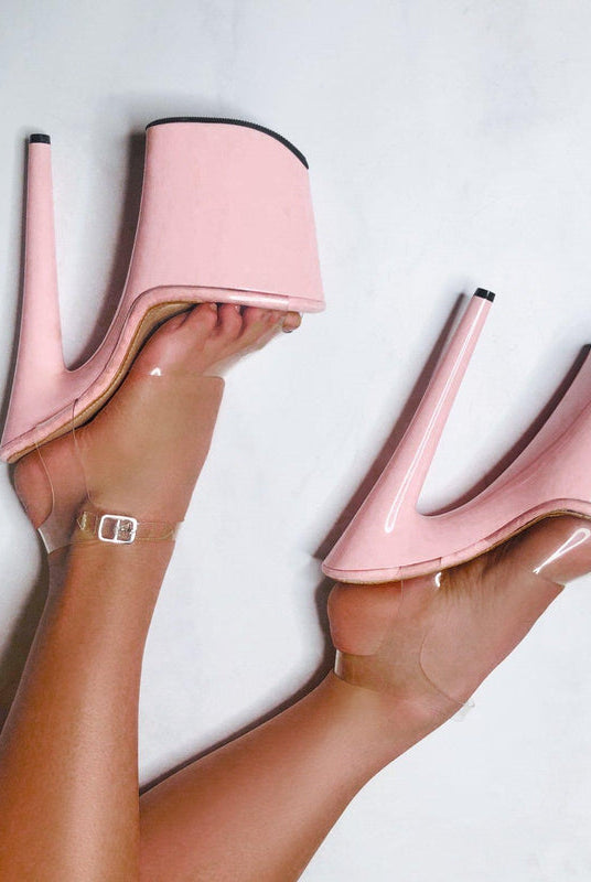 Hella Heels Classic Gloss 8inch Stilettos - Lyla-Hella Heels-Pole Junkie