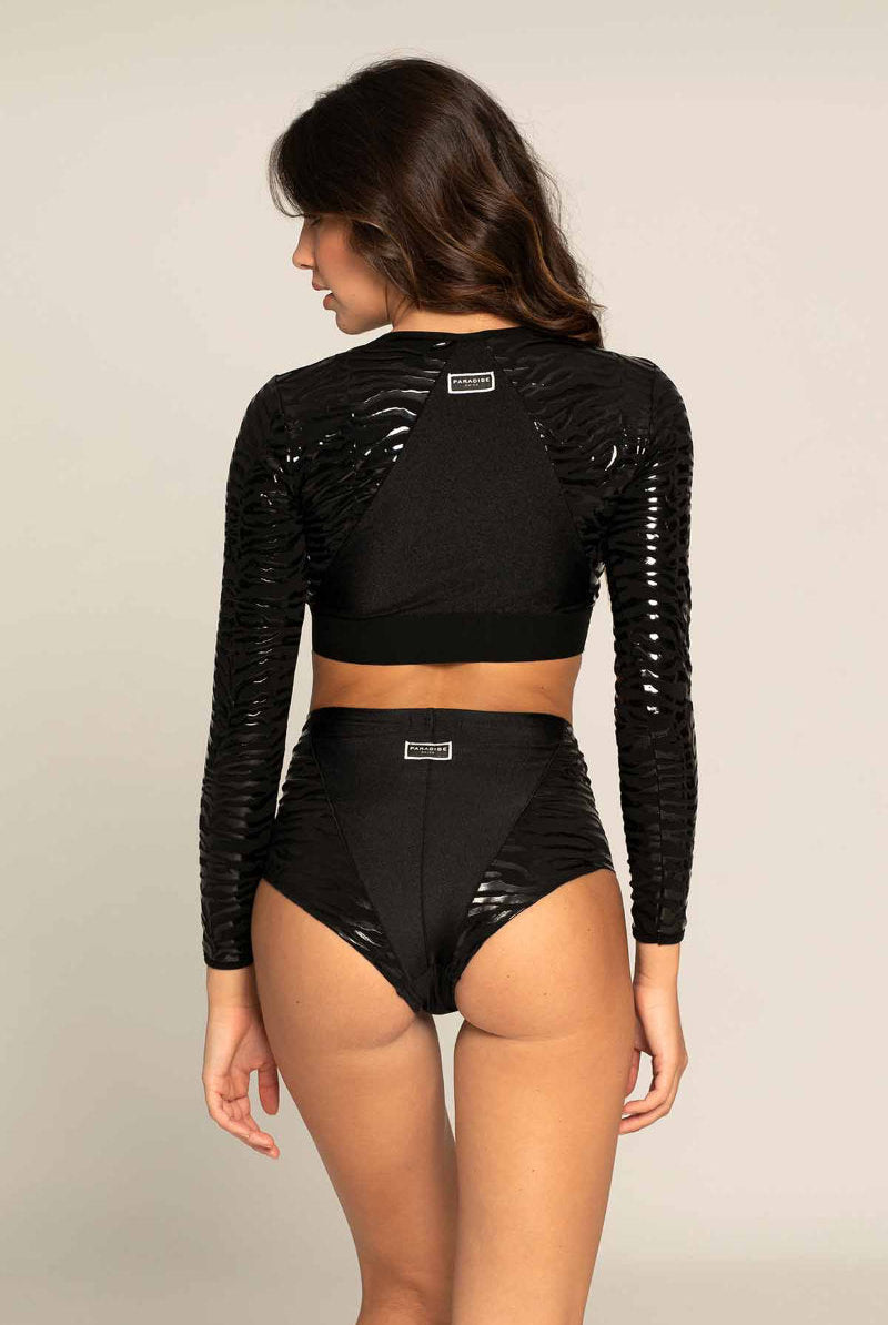 Paradise Chick Superhero Sticky Shorts - Zebra-Paradise Chick-Pole Junkie