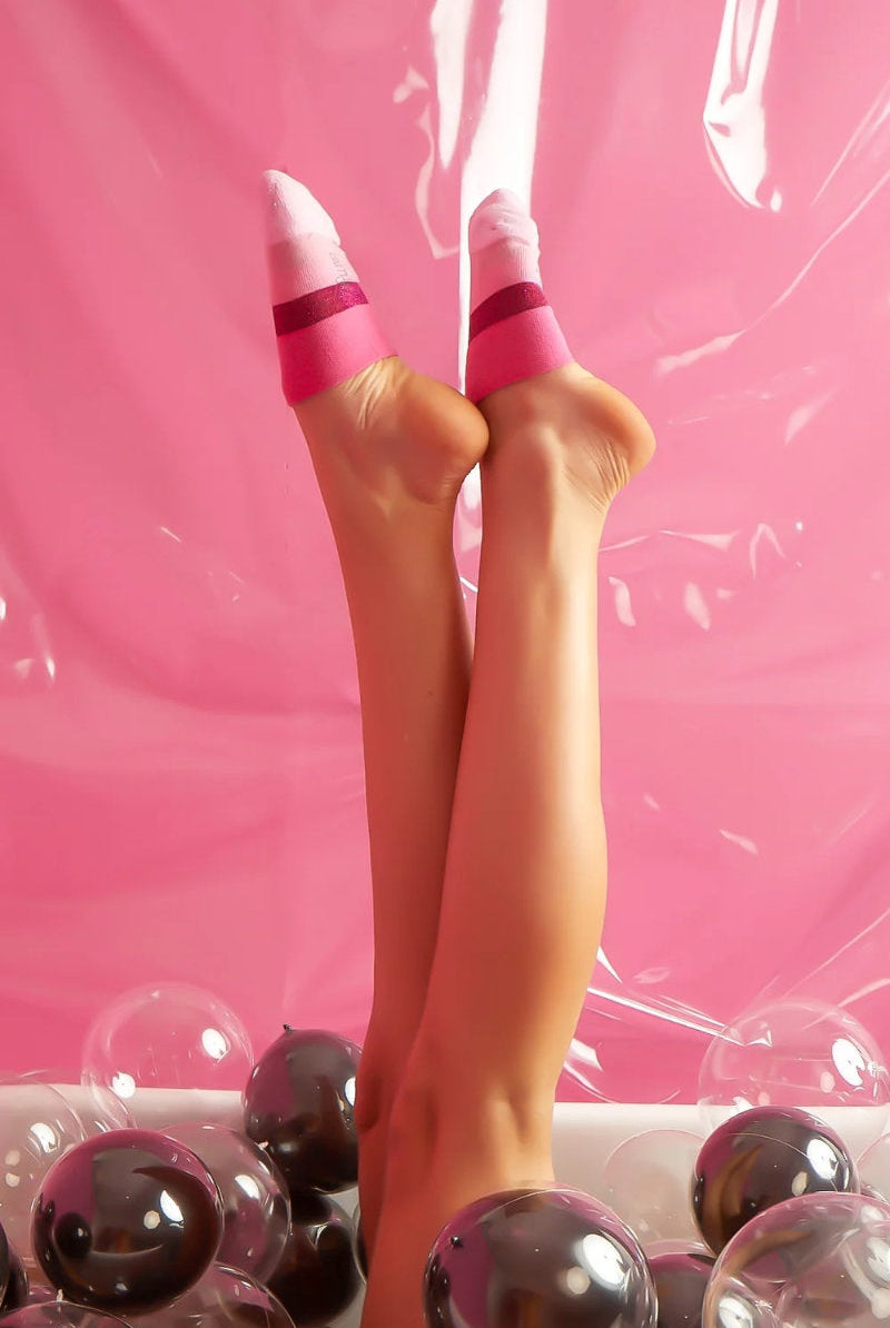 Rolling Contemporary Dance Socks - Nikki-Rolling-Pole Junkie