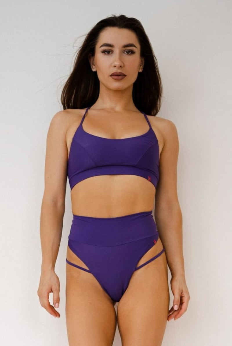 Pole Addict Isla So Grr Shorts - Violet-Pole Addict-Pole Junkie