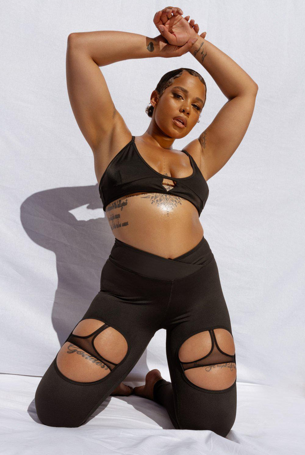 Creatures of XIX InstaBaddie Leggings - Black-Creatures of XIX-Pole Junkie