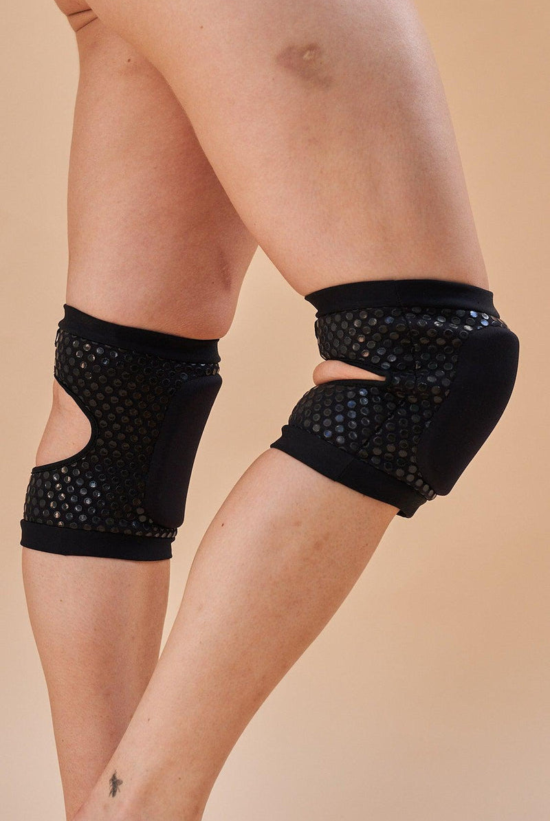 Lunalae Sticky Slim Look Kneepads - Black-Lunalae-Pole Junkie