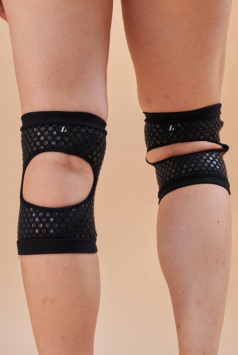 Lunalae Sticky Slim Look Kneepads - Black-Lunalae-Pole Junkie