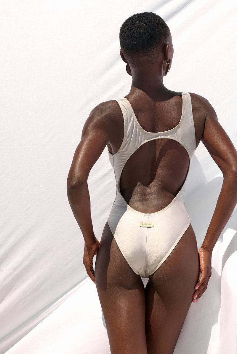 HotCakes Polewear Robbie Bodysuit - Silver-Hot Cakes-Pole Junkie