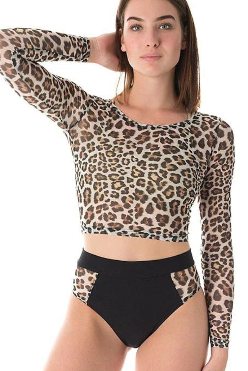 Dragonfly Molly Shorts - Leopard Mesh-Dragonfly-Pole Junkie