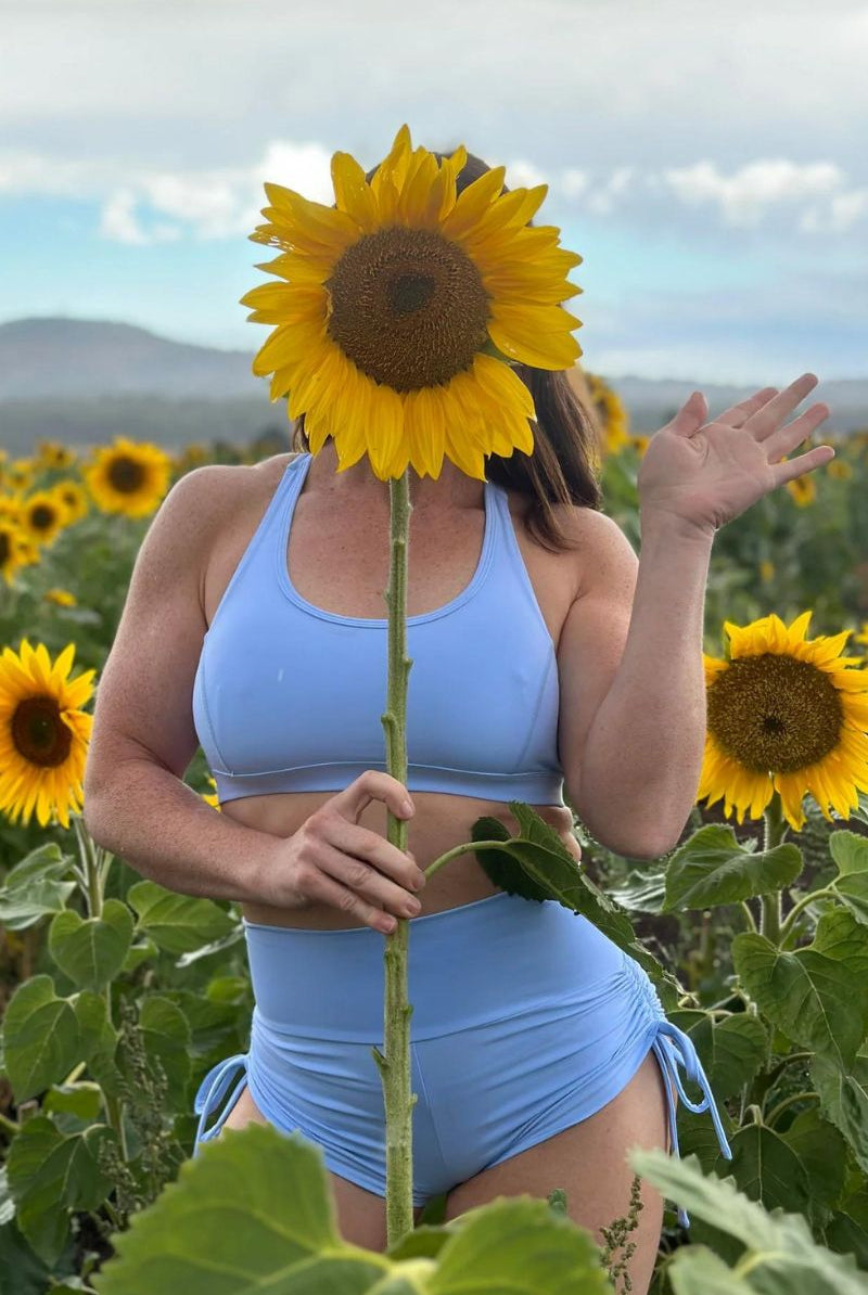 The Enviro Co. Drawstring Shorts - Sky blue-Enviro Grip-Pole Junkie