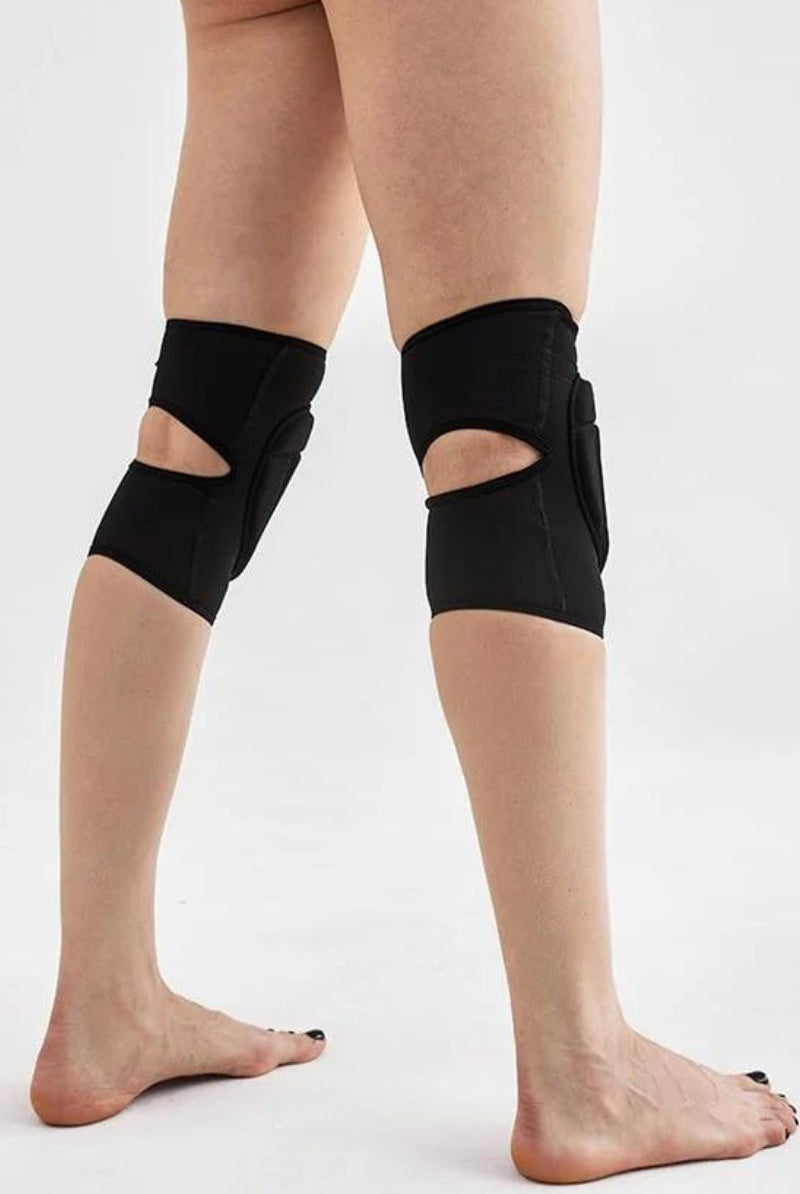 Queen Knee Pads - Sleek Black Pro 4-Queen Accessories-Pole Junkie
