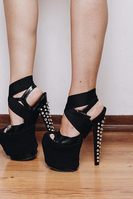 Rolling Ankle Cuff - Black-Rolling-Pole Junkie