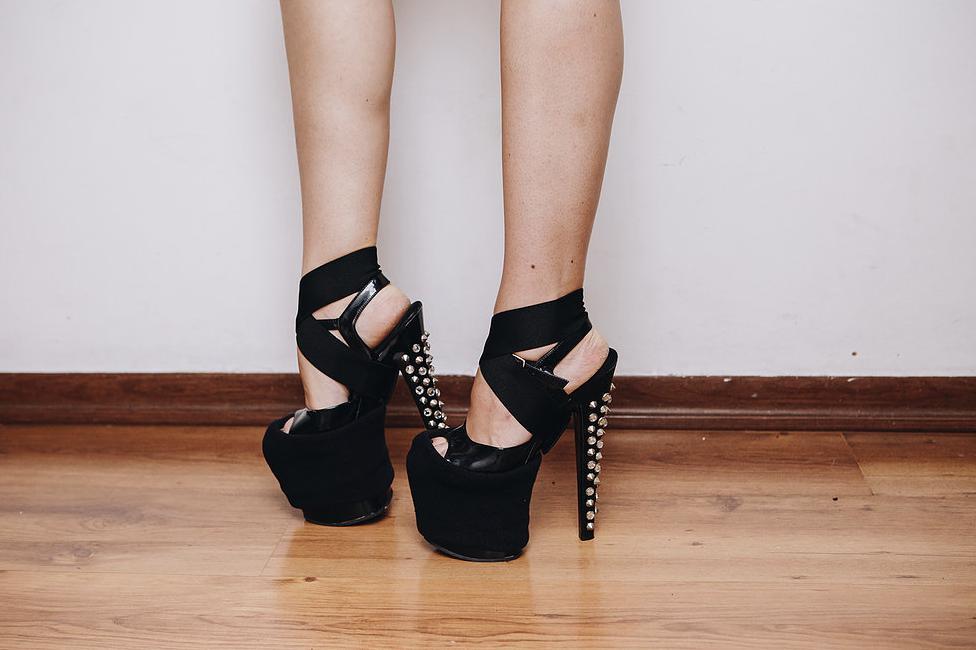 Rolling Ankle Cuff - Black-Rolling-Pole Junkie