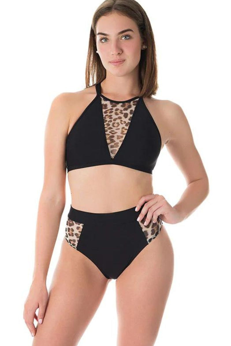 Dragonfly Molly Shorts - Leopard Mesh-Dragonfly-Pole Junkie