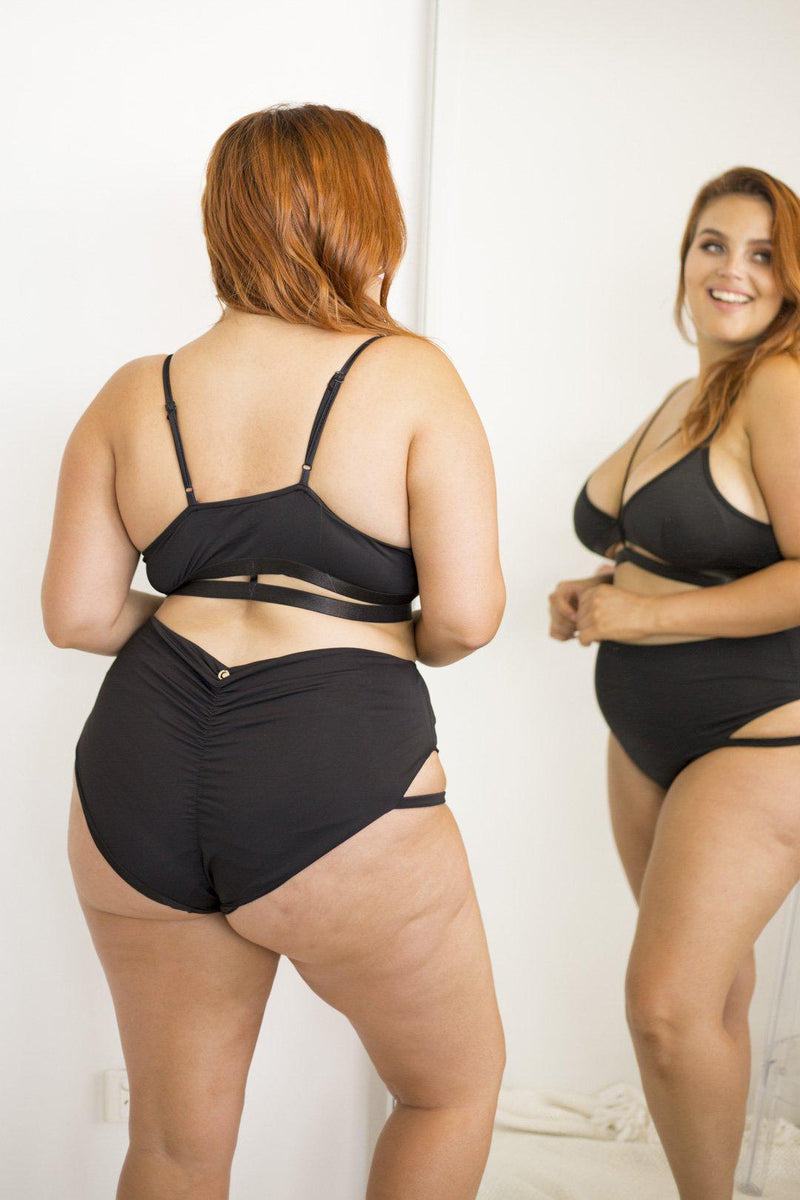 Lunalae Bella Top - Black-Lunalae-Pole Junkie