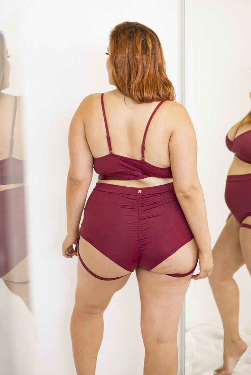 Lunalae Bella Top - Wine-Lunalae-Pole Junkie