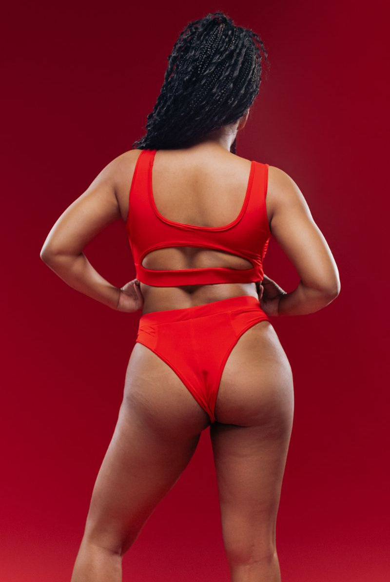 MÆD Offset Top - Red-MÆD-Pole Junkie