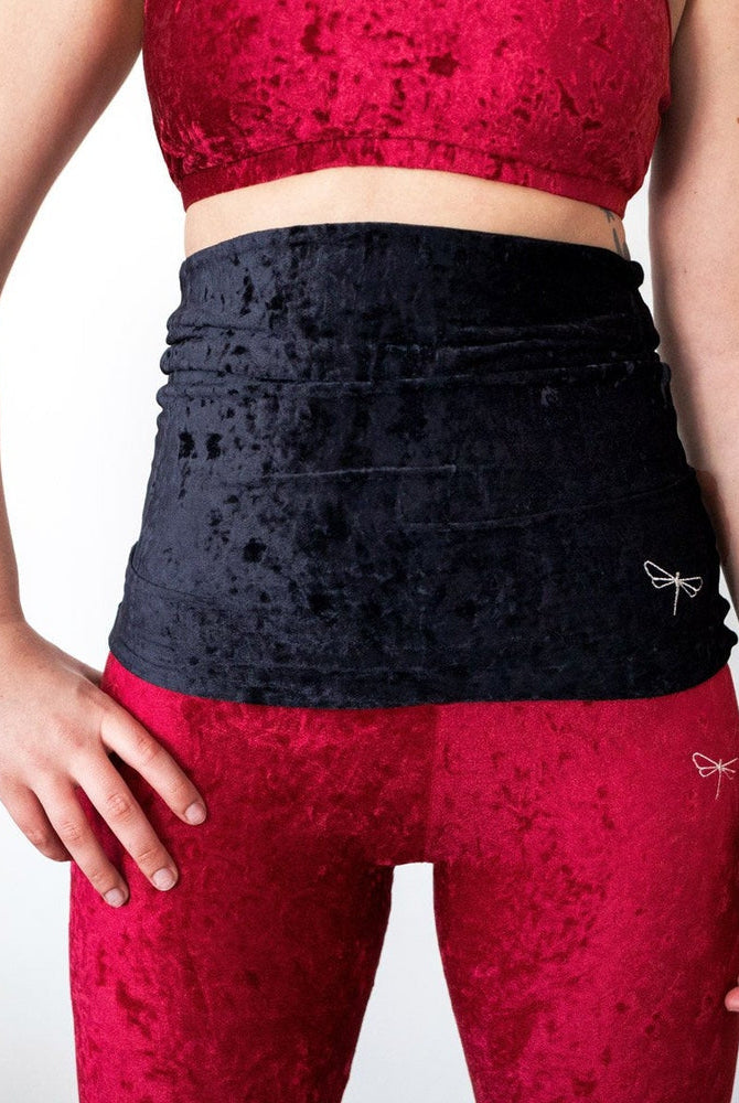 Dragonfly Back Warmer - Velvet Black-Dragonfly-Pole Junkie