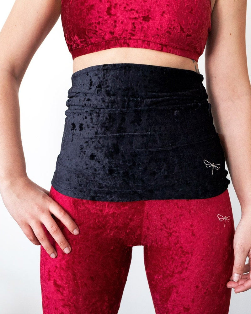 Dragonfly Back Warmer - Velvet Black-Dragonfly-Pole Junkie