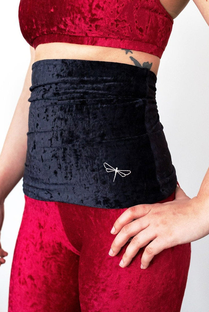 Dragonfly Back Warmer - Velvet Black-Dragonfly-Pole Junkie