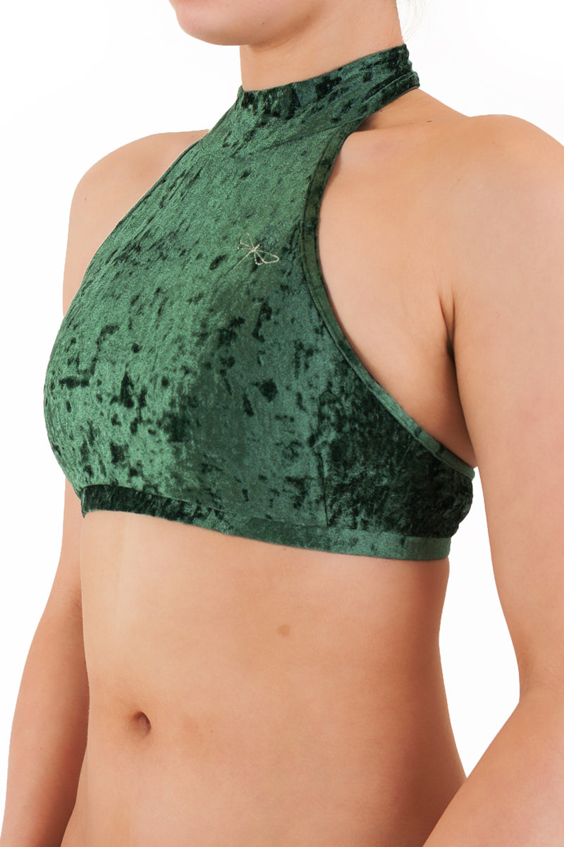 Dragonfly Lisette Top - Velvet Emerald-Dragonfly-Pole Junkie