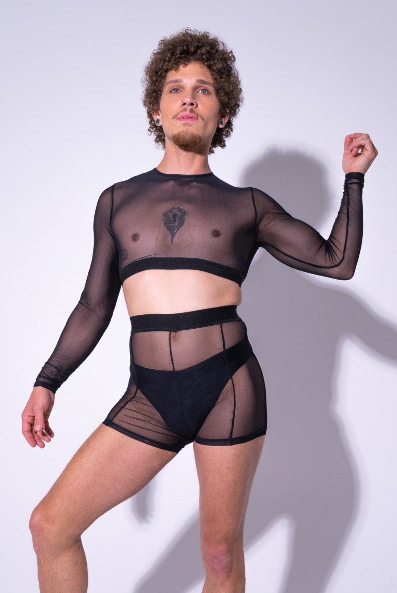 Sorte Twilight Bottoms - Black-Sorte-Pole Junkie