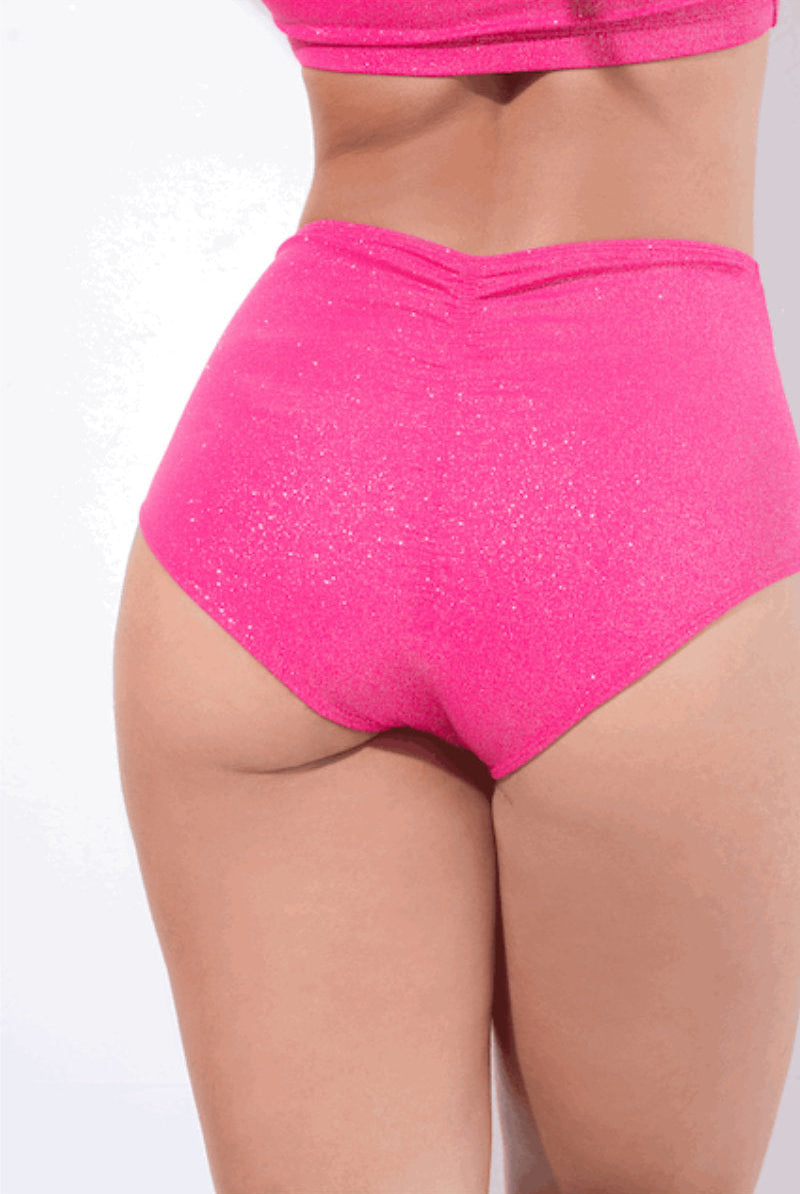 RAD Eve Shorts - Fuchsia Glitter-RAD-Pole Junkie