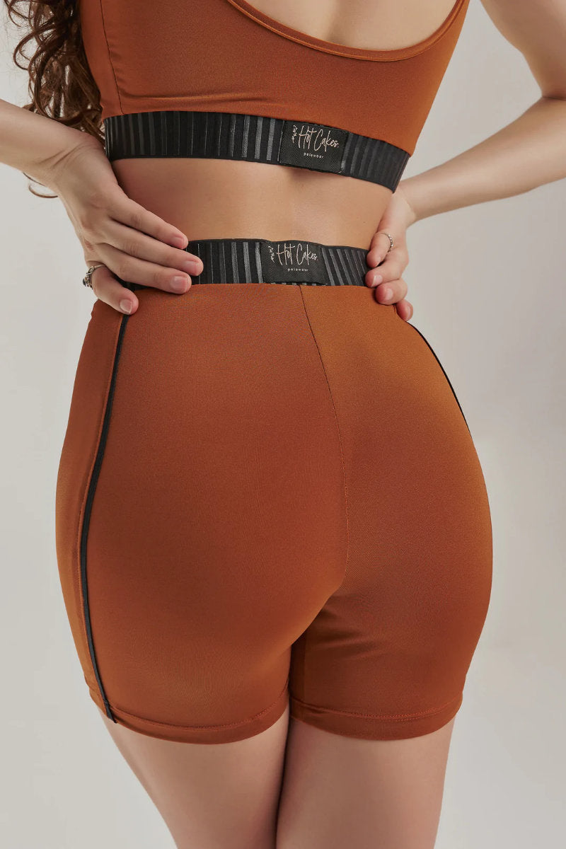 Hot Cakes Polewear Sport Biker Bottoms - Ginger-Hot Cakes-Pole Junkie