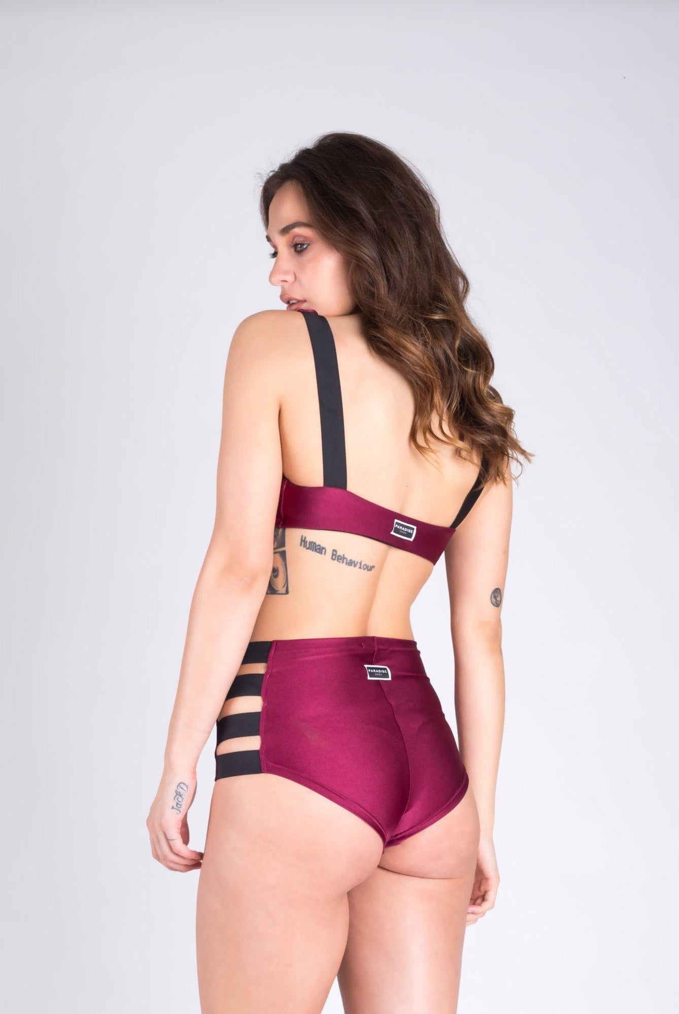 Paradise Chick Action Top - Cherry-Paradise Chick-Pole Junkie