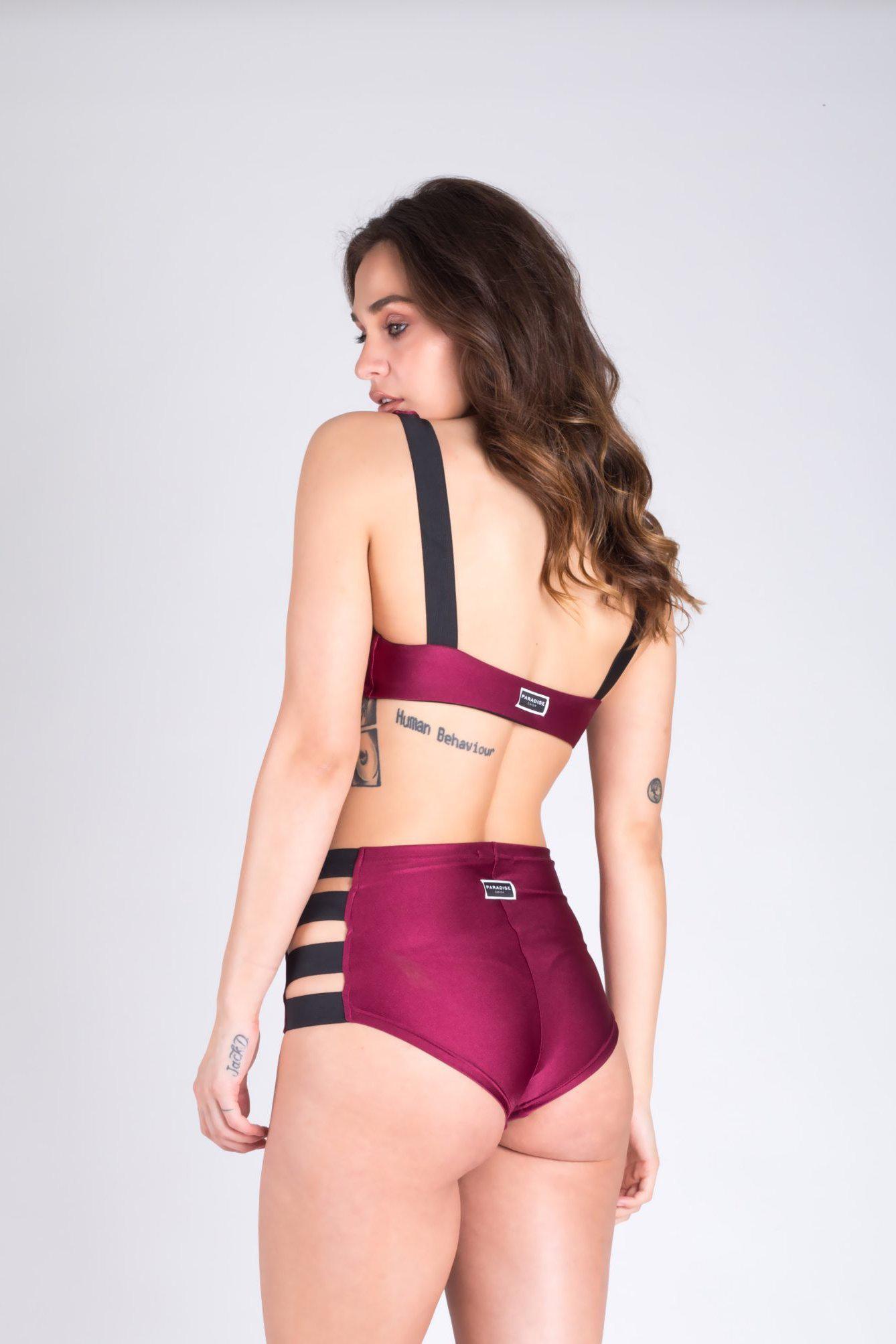 Paradise Chick Action Top - Cherry-Paradise Chick-Pole Junkie