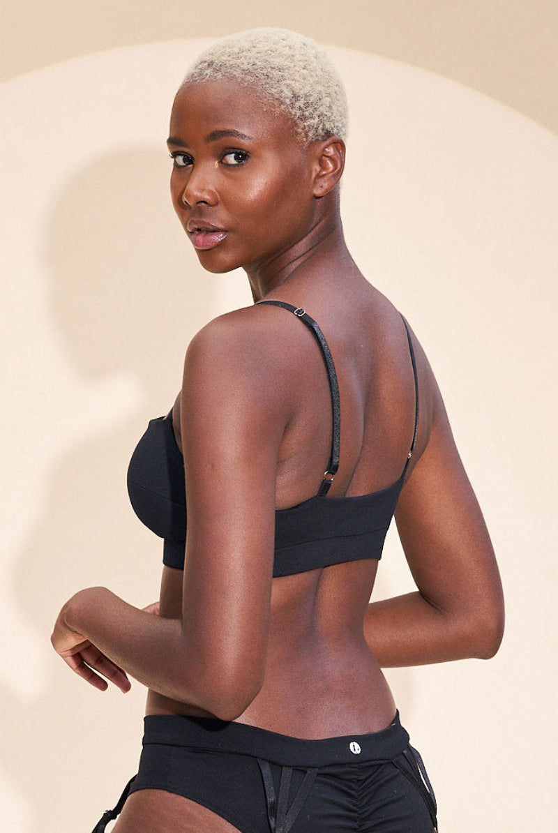 Lunalae Cleo Top - Recycled Black-Lunalae-Pole Junkie