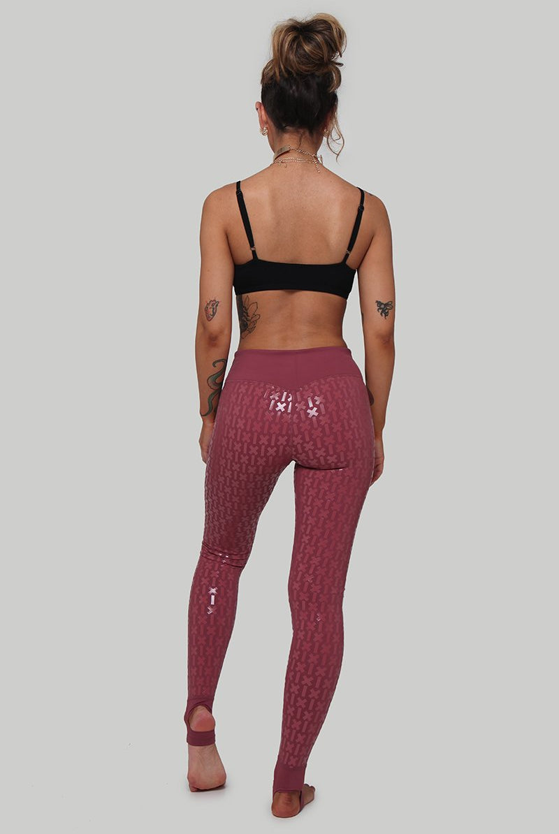 Creatures of XIX Gecko Grip Leggings - Mauve-Creatures of XIX-Pole Junkie