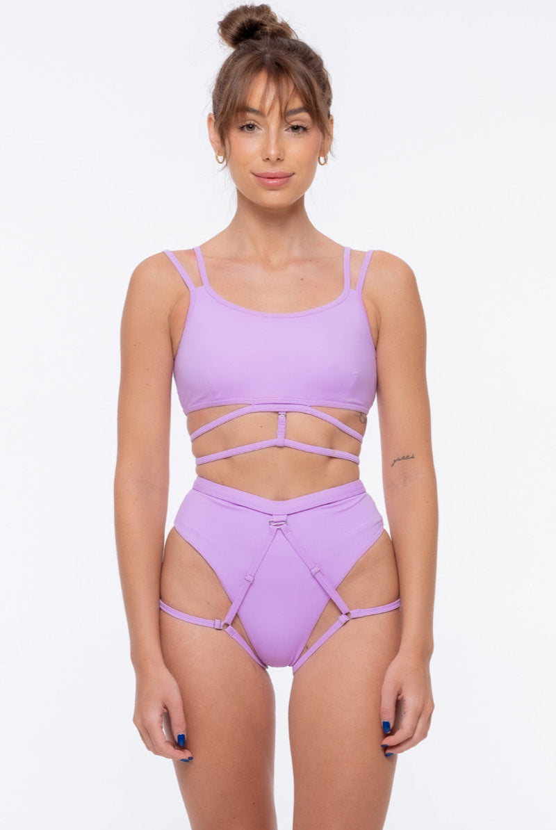 Nona Perkasa Moonflower Bottoms - Mauve-Nona Perkasa-Pole Junkie