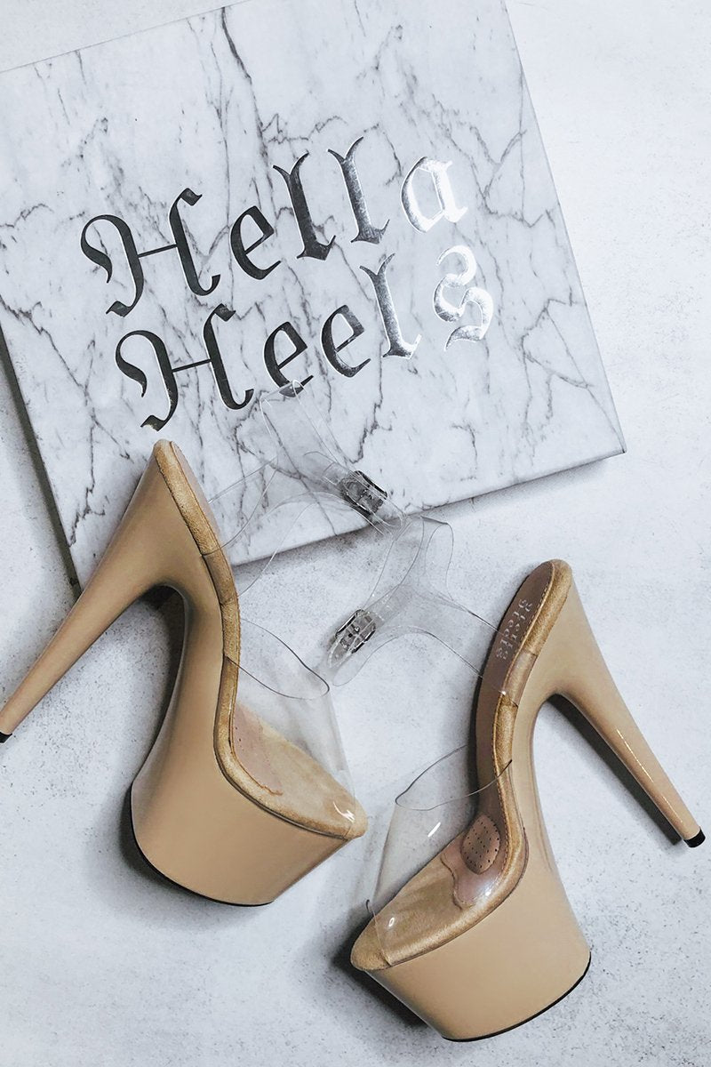 Hella Heels Classic Gloss 7inch Stilettos - Ashton-Hella Heels-Pole Junkie