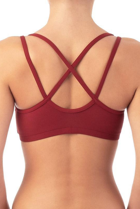 Dragonfly Nicole Top - Burgundy-Dragonfly-Pole Junkie