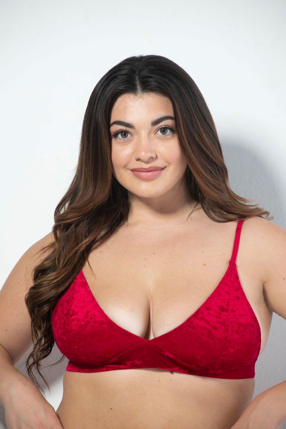 RAD Monica Velvet Top - Red-RAD-Pole Junkie