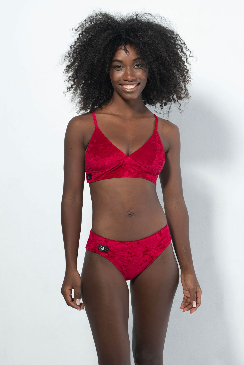 RAD Monica Velvet Top - Red-RAD-Pole Junkie