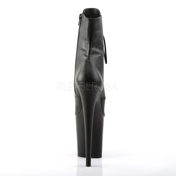Pleaser USA Flamingo-1020 8inch Pleaser Boots - Matte Black-Pleaser USA-Pole Junkie