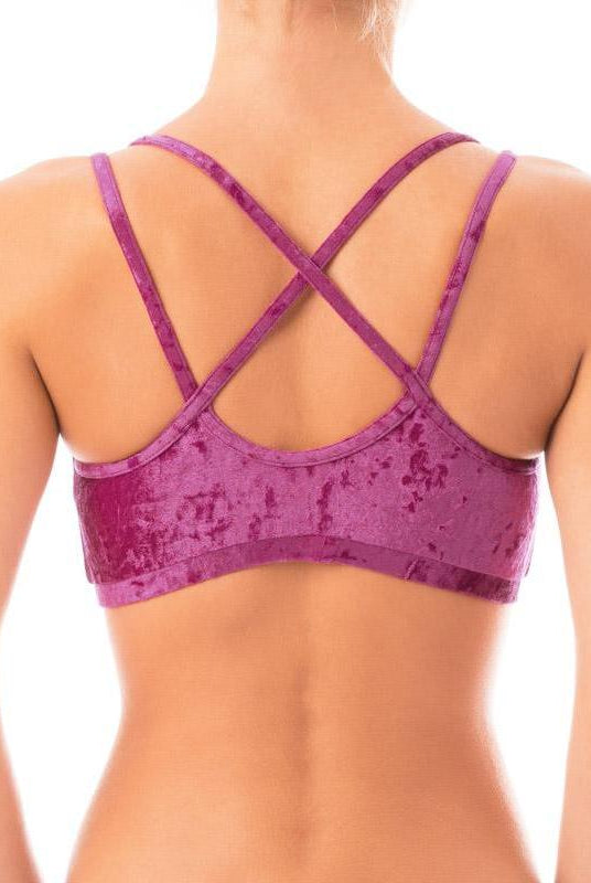 Dragonfly Velvet Nicole Top - Ruby-Dragonfly-Pole Junkie