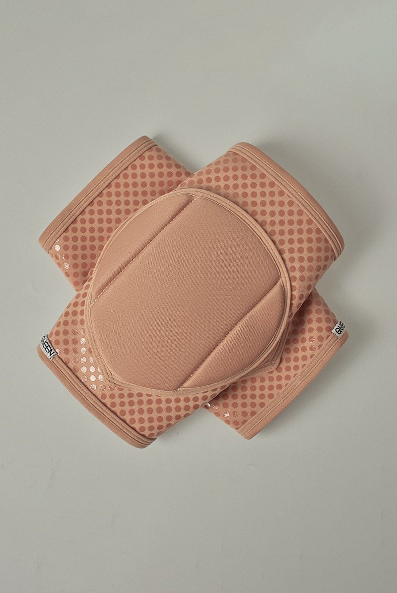 Queen Grippy Kneepads - Latte-Queen Accessories-Pole Junkie