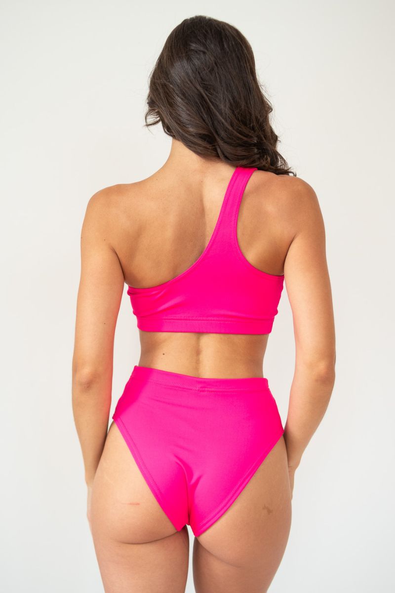 Pole Addict Mesmerized Top - Neon Pink-Pole Addict-Pole Junkie