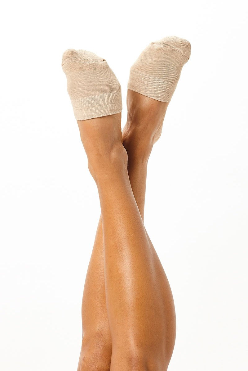 Rolling Contemporary Dance Socks - Vanilla-Rolling-Pole Junkie