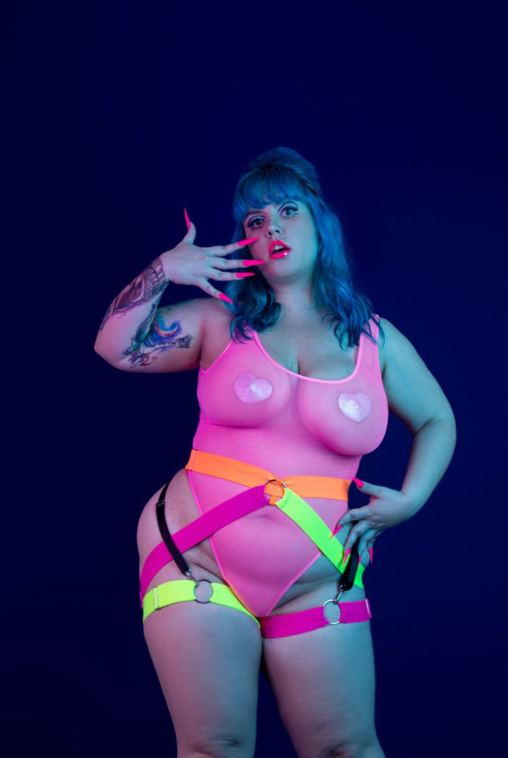 Rolling Fluro Bottom Harness-Rolling-Pole Junkie