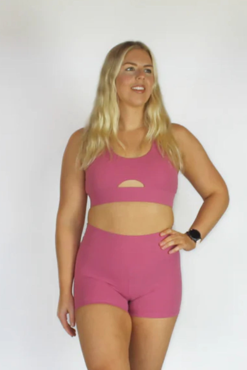 Olra Activewear Essential Shorts - Pink