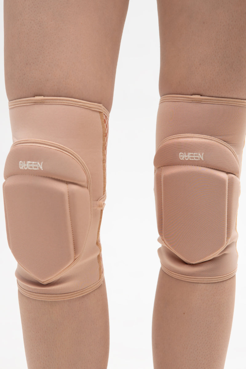 Queen Grippy Kneepads Pro 4 - Latte