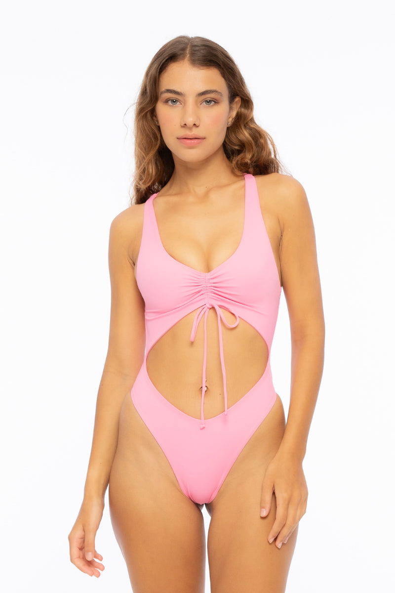 Nona Perkasa Hotline Bodysuit - Rose Pink