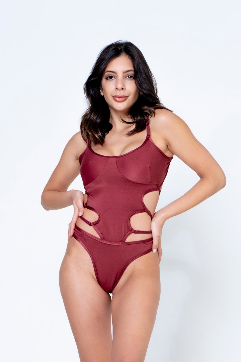 Sorte Dreamer Bodysuit - Burgundy