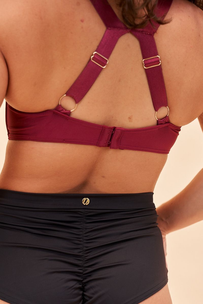 Lunalae Scarlett Top - Recycled Burgundy