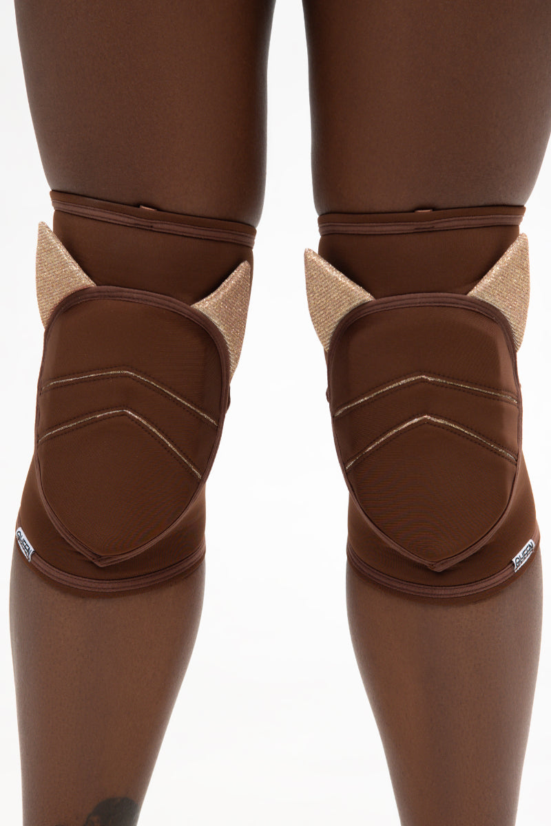 Queen Classic Kneepads - Kitty Cacao