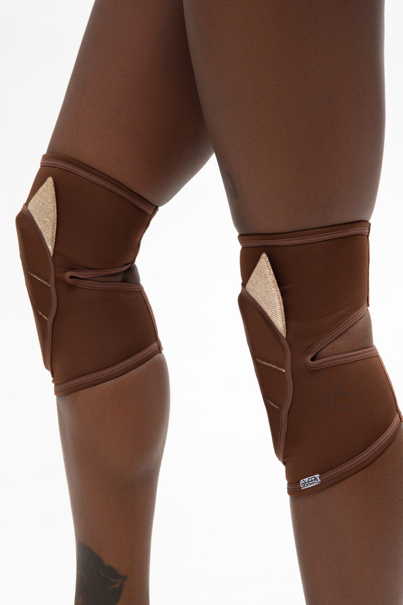 Queen Classic Kneepads - Kitty Cacao