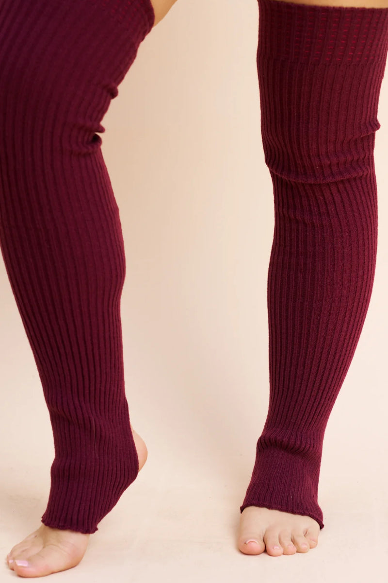 Lunalae Leg Warmers - Wine