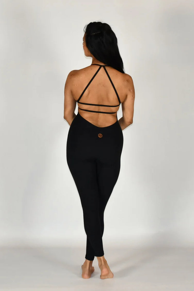 Olra Activewear Hybrid Jumpsuit - Black