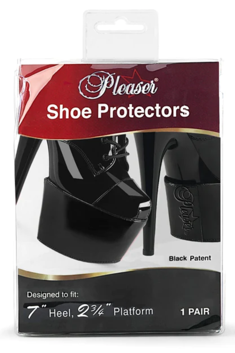 Pleaser USA Shoe Protectors 7inch - Patent Black