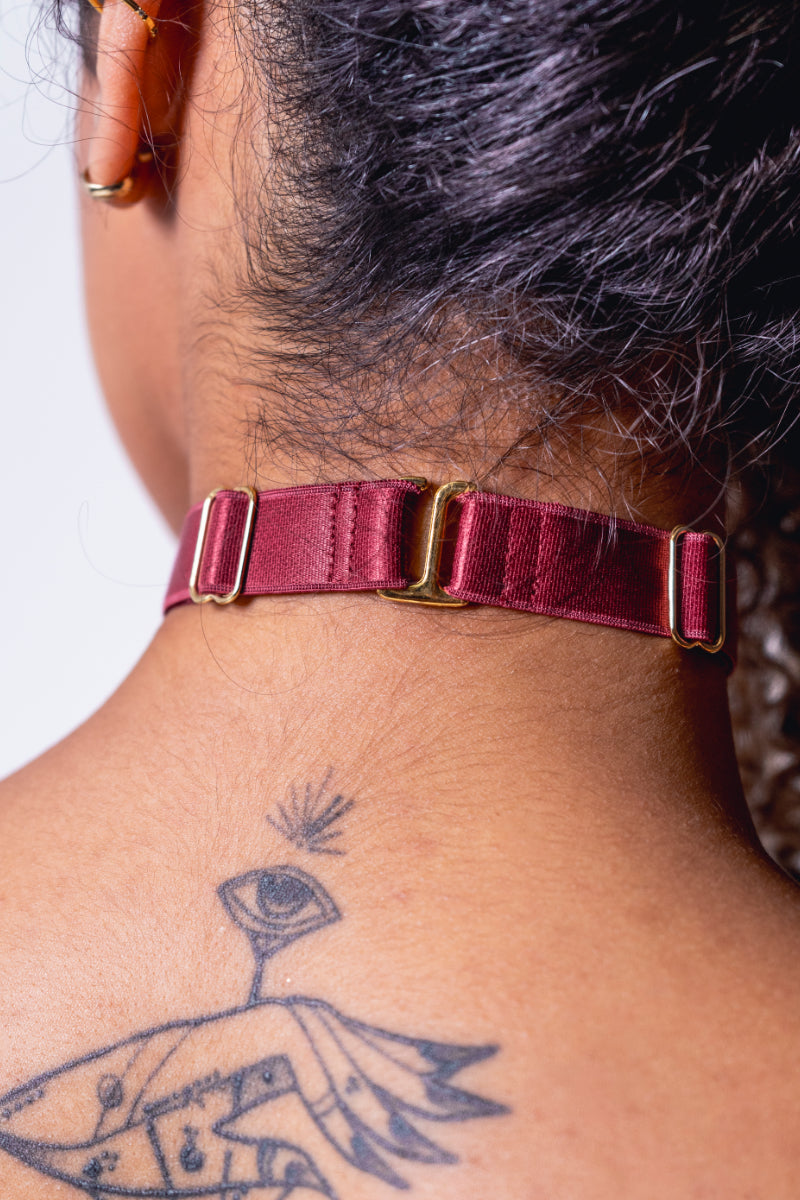 Sorte Aphrodite Choker  - Burgundy